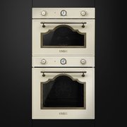 Компактный духовой шкаф с пароваркой Smeg SF4750VCPO1 фото 2 в Екатеринбурге