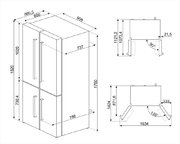 Холодильник Smeg FQ60B2PE1 фото 2 в Екатеринбурге