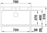 Мойка BLANCO ETAGON 8 Silgranit антрацит фото 4 в Екатеринбурге Мойка BLANCO ETAGON 8 Silgranit антрацит фото 4 в Екатеринбурге