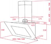 Вытяжка Teka DVT 680 W фото 2 в Екатеринбурге