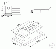 Мойка Smeg LMN1VND фото 2 в Екатеринбурге