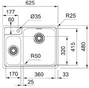 Мойка Franke BCX 260 TL сталь фото 2 в Екатеринбурге