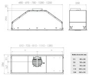 Встраиваемая вытяжка Pando GTI/810 INOX V.850 SEC фото 4 в Екатеринбурге