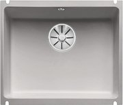 Мойка Бланко SUBLINE 500-U керамика отводная арматура InFino® серый алюминий фото в Екатеринбурге Мойка Blanco SUBLINE 500-U керамика отводная арматура InFino® серый алюминий фото в Екатеринбурге