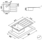 Мойка Smeg LMN861D фото 2 в Екатеринбурге