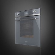 Духовой шкаф комбинированный с микроволновой печью Smeg SF4604PMCNX фото 4 в Екатеринбурге