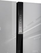 Холодильник Hyundai CS6503FV белое стекло фото 4 в Екатеринбурге