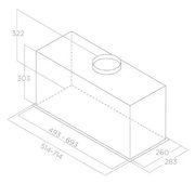 Встраиваемая вытяжка Elica LANE SENSOR BL MAT/A/72 старая версия фото 2 в Екатеринбурге
