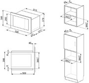 Встраиваемая микроволновая печь Smeg FMI625CN фото 4 в Екатеринбурге