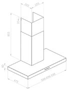 Вытяжка Pando P-823N/90 IX V.850 ECO SEC PLUS фото 2 в Екатеринбурге