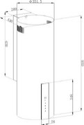Вытяжка Korting KHC 35969 DN Cylinder фото 2 в Екатеринбурге