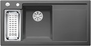 Мойка Blanco AXON II 6 S (чаша слева) керамика клапан-автомат InFino® базальт фото в Екатеринбурге