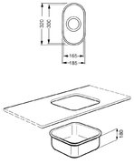 Мойка Smeg UM16 фото 2 в Екатеринбурге