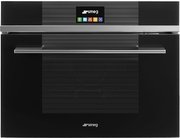 Компактный духовой шкаф с пароваркой Smeg SF4104VCN