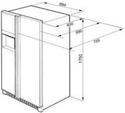 Холодильник Smeg SS55PNL1 фото 4 в Екатеринбурге