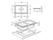 Мойка Smeg SP792N фото 4 в Екатеринбурге