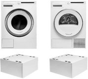 Asko Classic 11 (стиральная машина W2084.W/3 + сушильная машина T208C.W + напольный ящик HPS5323W (2 шт))