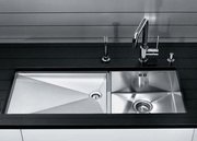 Мойка Бланко Zerox 400/550-T-U чаша справа нержавеющая сталь фото 2 в Екатеринбурге Мойка Blanco Zerox 400/550-T-U чаша справа нержавеющая сталь фото 2 в Екатеринбурге