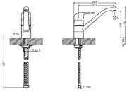 Смеситель Smeg MF9P2 фото 2 в Екатеринбурге