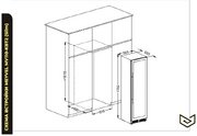Винный шкаф Meyvel MV110-KST2 Узкий Итальянский орех (Slim) фото 3 в Екатеринбурге