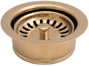 Металлическая горловина с ситечком для вставки Bone Crusher LB9143+LB9138 глянцевое золото фото в Екатеринбурге