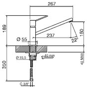 Смеситель Smeg MFQ7-CR фото 3 в Екатеринбурге