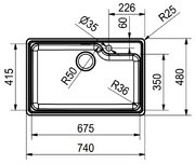 Мойка Franke BCX 610-74 TL сталь фото 2 в Екатеринбурге