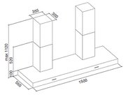Вытяжка Falmec Horizon 150 ix (2x800) фото 3 в Екатеринбурге