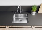 Мойка Blanco Solis 500-U нержавеющая сталь полированная клапан-автомат InFino 526122 фото 4 в Екатеринбурге