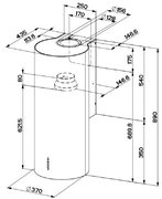 Вытяжка Faber CYLINDRA PLUS WH GLOSS A37 фото 4 в Екатеринбурге
