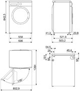 Стиральная машина Smeg WM3T84RU фото 4 в Екатеринбурге