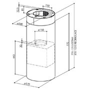 Вытяжка Faber CYLINDRA ISOLA EG10 X  A37 фото 3 в Екатеринбурге