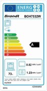 Встраиваемый духовой шкаф Brandt BOH7532W фото 3 в Екатеринбурге