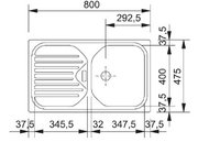 Мойка Franke EFG 614 белый фото 2 в Екатеринбурге