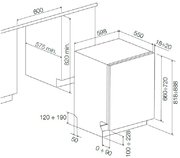 Встраиваемая посудомоечная машина Fulgor Milano FDW 8291.1 фото 4 в Екатеринбурге