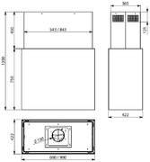 Вытяжка Falmec LAGUNA IS STEEL 90 BLACK фото 4 в Екатеринбурге