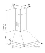 Вытяжка Kuppersberg Amphora 90 X 4PB фото 2 в Екатеринбурге