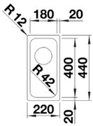 Мойка BLANCO SOLIS 180-U нержавеющая сталь фото 2 в Екатеринбурге Мойка BLANCO SOLIS 180-U нержавеющая сталь фото 2 в Екатеринбурге