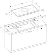 Индукционная варочная панель Gaggenau CI283102 фото 2 в Екатеринбурге