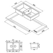 Мойка Smeg LQ862 фото 2 в Екатеринбурге