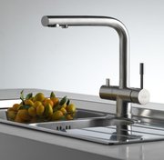 Смеситель Franke Atlas Clear Water нержавеющая сталь фото 3 в Екатеринбурге