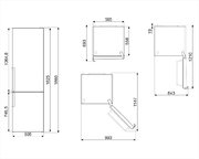 Холодильник Smeg FC182PBNEM фото 3 в Екатеринбурге