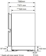 Встраиваемый под столешницу конвертируемый холодильник Signature Kitchen Suite SKSUD2402E фото 4 в Екатеринбурге