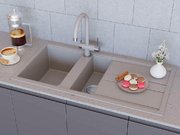 Мойка Omoikiri Kitagawa 100-2 WG фото 2 в Екатеринбурге