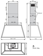 Вытяжка Falmec TIME 115 INOX фото 3 в Екатеринбурге