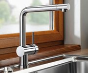 Смеситель Blanco Linus нержавеющая сталь полированная фото 3 в Екатеринбурге