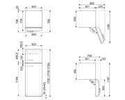 Холодильник Smeg FAB30RBE3 фото 2 в Екатеринбурге