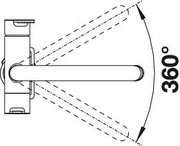 Смеситель Blanco TRIMA Хром + фильтр для воды BWT-БАРЬЕР EXPERT STANDARD хром фото 3 в Екатеринбурге