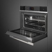 Компактный духовой шкаф с пароваркой Smeg SF4104WVCPN фото 4 в Екатеринбурге