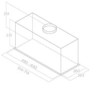 Встраиваемая вытяжка Elica FOLD GR/A/72 фото 4 в Екатеринбурге